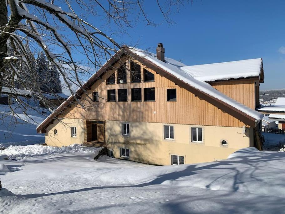 Ancienne Ferme Comtoise 4 Etoiles, 11 Personnes Lac St-Point/Mont D'Or Montperreux Экстерьер фото